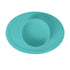 Nuby Sure Grip Silicone Feeding Bowl - Toddler Suction Plate - 6+ Months - Aqua...