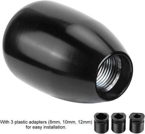 Gear Shift Knob, Car Universal Modification Manual Knob Gear Shift Head Shifter 6 Speed (Black)...
