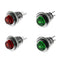 Maxmoral 4PCS 2 Pin Micro Push Button Switch 8mm Panel Mount Momentary Self-Reset Button Round Switch(Red+Green)...