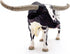 Gemini&Genius Farm Animal Toys, Longhorn Cow Action Figure, Hand Painted, 6 Inches Length, Realistic and Durable Farm Toys for Children Boys and G...