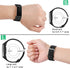 Wepro Bands Replacement Compatible Fitbit Charge 3 for Women Men Large, Waterproof Breathable Holes Watch Sport Strap Accessories for Fitbit Charg...