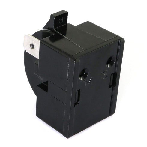 2-Pack QP2-4.7 PTC Refrigerator Start Relay Replacement 1 Pin Wine Centers Beverage Coolers Compressor Starter QP2-4R7 4.7 ohm Black...