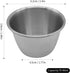 8pcs Salad Dressing Containers,2.4oz/70ml Condiment Containers with 4 colors Leakproof Silicone Lids,Stainless Steel Dipping Sauce Cups For Lunch ...