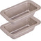 6-Inch Loaf Pan, Non-Stick Baking Bread Pan, Carbon Steel Bakeware Set of 2 7.2" x 4.1" x 1.9" (Champagne Gold)...