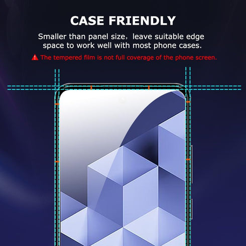 ?2 PACK? Hmd Vibe Screen Protector with 9H Hardness Anti-Scratch Bubble Free Easy Installation Case Friendly Tempered Glass Screen Film...