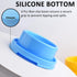 2pcs Dog Bowls Pet Cat Puppy Food Bowls Plastic Round No Spill Water Food Feeder Dish Colorful Feeding Eating Bowls...
