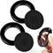 2 Pieces Silicone Patio Table Umbrella Hole Ring Plug and Cap Set for Outdoors Patio Garden Table Deck Yard, 2inch(Black)...
