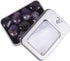 Natural Amethyst Gemstone Healing Crystal 1 inch Mini Puffy Heart Pocket Stone Iron Gift Box (Pack of 10)...