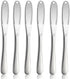 6PCS Butter Knife, 8.7” silver Butter Spreader, 3 in 1 Kitchen Gadgets Serrated, Stainless Steel Butter Knife Spreader, Butter Spreader Knife with...