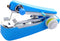 Handheld Sewing Machine Stainless Steel Portable Sewing Machine for Quick Stitching Practical Blue Mini Sewing Machine for Household Travelling......