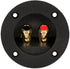 Goldwood Sound Speaker Box Terminal Cups 2 Round Power Speaker Terminal Plates Black (RGT-5050-2)...