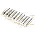 Set of 10pcs 3mm 1/8 Inch Shank HSS Rotary Bits Burr for Engraving Carving Woodworking Tool...