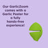 Chef'n GarlicZoom Garlic Chopper, Large, Green...