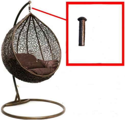 Hammock Chair Ultimate Hanging Kit Hammock Pin Plug for Hanging Basket Chairs Hammock and Porch Swings (Brown)...