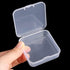 Rocutus 24 Pack Small Clear Plastic Storage Containers with Lids,Beads Storage Box with Hinged Lid for Beads,Earplugs,Pins, Small Items, Crafts, J...