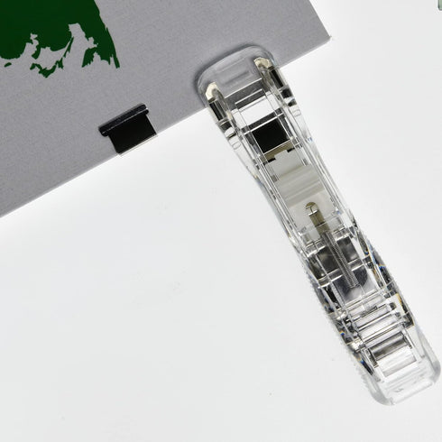 2 Pcs Metal Clip Pusher Stapler Clippers Modern Stapler Push Clamp Office Paper Clip Book Binding Machine Office Supplies Home Desk Accessories...
