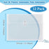 12 Pcs Letter Size Plastic Envelopes with String Closures Employee File Folders Reusable Poly Pockets Side Load Plastic Document Envelope Plastic ...