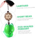 Cell Phone Strap Cartoon Fox Phone Charm Key Chain Car Key Purse Pendant Hanging Pendants Decor Green...
