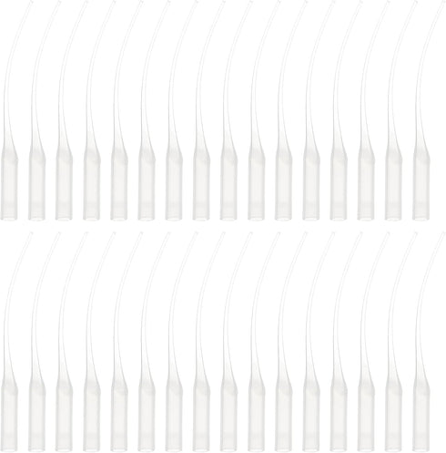 PH PandaHall Glue Tips, 100pcs Plastic Glue Micro-Tips Glue Extender White Precision Applicator for Bottle Model Boats Guitar Fret Slots Hobby Pro...