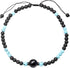 Lava Stone/Black Obsidian Choker Necklaces Created Turquoise Women Mens Strand Crystal Necklace for Meditation or Yoga...