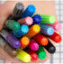 eatsleepdoodle Artist Set of 20 Original Doodle Wash-Out Fabric Marker Set - Double-Ended Felt Tips in Handy Storage Box...