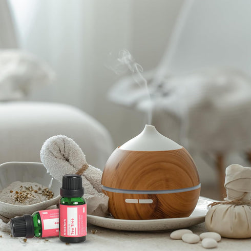 | Eucalyptus Essential Oil | 100% USDA Certified Organic Oil for Message, Diffuser & for Henna Hair Powder l Premium Therapeutic Grade (.16 Fl Oz)...