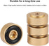 Aluminum Alloy Anti Vibration Amplifier Feet, 4PCS Speakers Stand Feet Shock Absorber Amplifier Pads Feet (20 * 8mm)(Gold)...