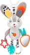 Travel Toy for Stroller, Car Seat Or Activity Gym - Hanging Toys for Baby Gym, Features Jingle Sound, Clinking Rings, Crinkle Paper, BB Squeaker &...