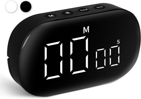 Digital Kitchen Timer,Magnetic Timer with Large LED Display,Volume Adjustable Countdown Countup Timer for Tasks,Work,Study,Kitchen Cooking...