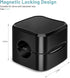 6 Pack Magnetic Cord Organizer, Znben Magnetic Cable Clips Holder Adhesive Cable Management Charger Wire Holder Clips for Desk, Car, Office, Home,...