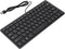 Yosoo Computer Keyboard Mini Thin 78 Keys Keyboard, USB Wired Keyboard with Russian German French English, Portable Personal Wired Keyboard Mute f...