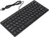 Yosoo Computer Keyboard Mini Thin 78 Keys Keyboard, USB Wired Keyboard with Russian German French English, Portable Personal Wired Keyboard Mute f...