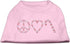 Mirage Pet Products 10-Inch Peace, Love, and Candy Canes Print Shirt for Pets, Small, Emerald Green...