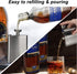 8 Oz Flask for Men, Leakproof Stainless Steel Flask with Funnel, Ideal for Camping and Gifting...