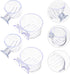 Mipcase 4Pcs Red Worm Feeder Shrimp Feeding Dish with Suction Cup Aquarium Glass Cone Feeder Cup Floating Fish Tank Feeding Food Bowl Plant Holder...