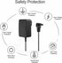 2-Prong 12.6V 1A AC/DC Adapter Compatible with AIPER Smart Seagull 600 HJ1102 Cordless Automatic Robotic Pool Vacuum Cleaner 2600mAh Lithium Ion B...