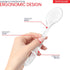 Disposable Plastic Serving Utensils - Set of 18 Clear Buffet Serving Utensils, 6 Each 6" Serving Tongs, 10” Serving Spoons, 10” Serving Forks, Par...