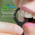 EcoFlosser 300 Picks - Charcoal Dental Floss Picks for Teeth Cleaning - Biodegradable Floss Picks - Dental Floss Picks - Plant Based - Vegan - Sus...