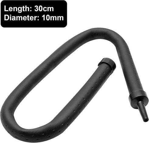 2Pcs Aquarium Flexible Rubber Wall Air Curtain Bubble Tube for Fish Tank Soft Rubber Tube Hose Oxygen Diffuser Tube 30cm/11.8" Length...