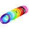 Multicolor Silicone Jelly Bracelets Hair Ties Women, 100 Pieces Random Color(Mixed Style)...