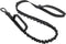 Thickened all-nylon large leash, 51 "to 37" adjustable leash, quick release leash, Shock absorbing dog leash, 2 handle leash, bungee dog leash, el...