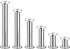 Pangda 80 Sets Chicago Screw Leather Rivets Assorted Kit Chicago Binding Screws 5 Sizes Metal Round Cross Head Stud Screw Post Nail Rivet Button f...