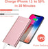 10000mAh PD 3.0 Power Bank Portable Charger Quick Charge USB C 18W Fast Charging Battery Pack for iPhone 15 14 13 12 11 X XS Pro MAX XR 8 iPad Min...