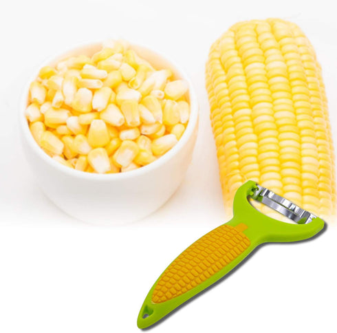 Corn Zipper 6" - Lovely Shape Ergonomic Kitchen Tool Corn Planer Cutter Cob Peeler Corn Stripper Kernel Cutter...