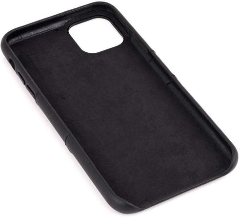 Dockem Wallet Case for iPhone 11 Pro Max: Built-in Metal Plate for Magnetic Mounting & 2 Credit Card Holder Slots (6.5" Exec M2, Synthetic Leather...