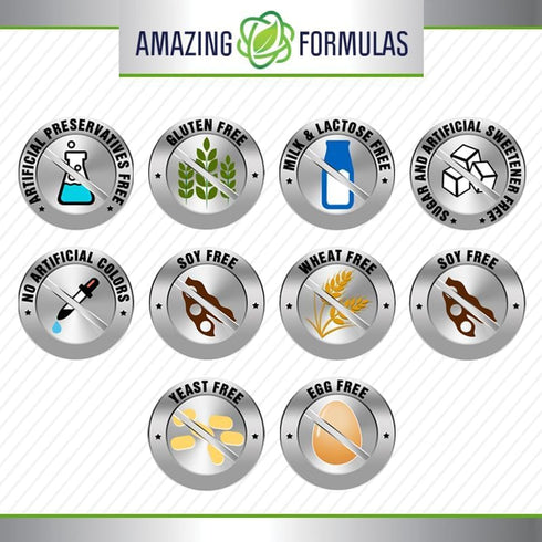 Amazing Formulas L-Tryptophan Amino Acid Supplement | 500 Mg per Serving | 120 Capsules Non-GMO | Gluten-Free | Made in USA...