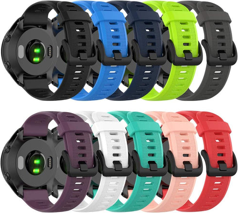 Band for Garmin Forerunner 945, Soft Silicone Replacement Watch Band Strap for Garmin Forerunner 935 Smart Watch (No Tracker)...