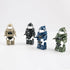 Toy Soldiers Figures Dark Blue Bomb Disposal Suit Armor E.O.D Suit Toys Military Equipment Custom Minifigure Compatible with Mini figure of Major ...