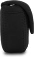 MegaGear ''Ultra Light'' Neoprene Camera Case Bag with Carabiner for Panasonic Lumix DC-ZS80, DC-ZS70, DMC-ZS100, DC-TZ95, DC-TZ90, DMC-TZ100 (Bla...
