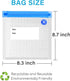 20 PCS Reusable Vacuum Sealer Bags for Food & Snack Storage, Meal Prep & Sous Vide, BPA Free Vacuum Zipper Bags, Freezer & Microwave Safe, Size 8"...